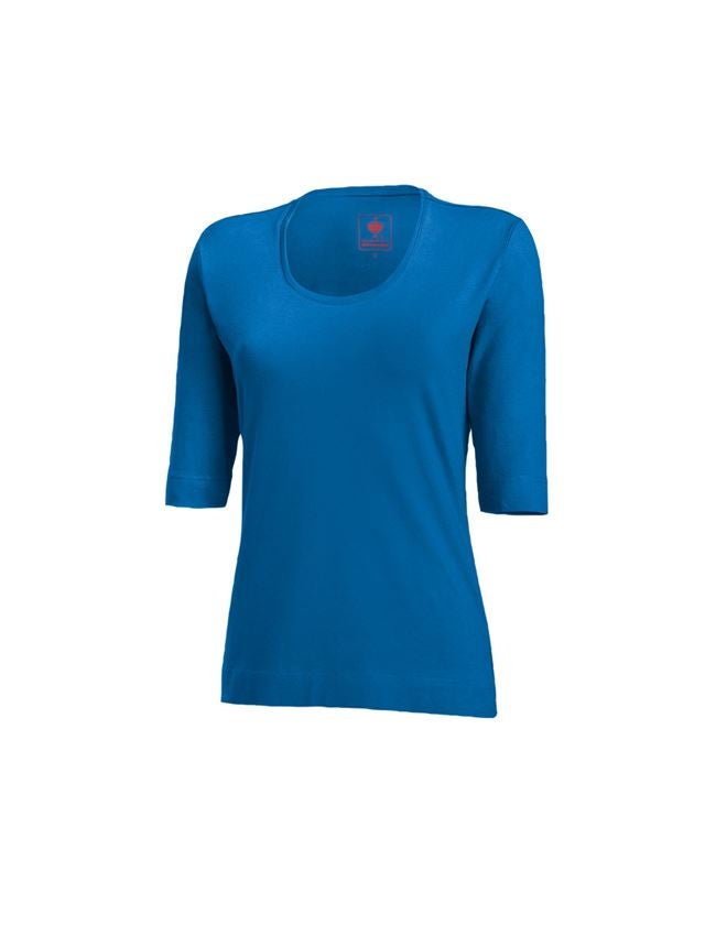 e.s. Shirt 3/4-Arm cotton stretch, Damen