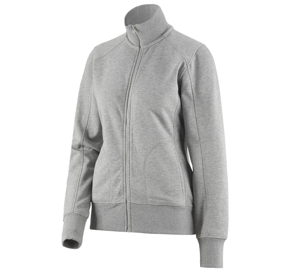 e.s. Sweatjacke poly cotton, Damen
