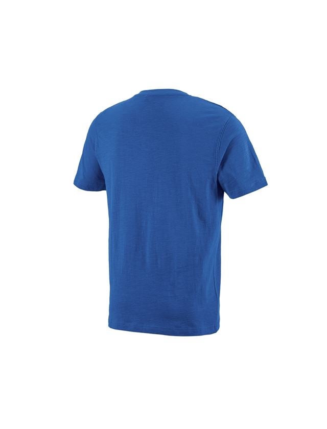 e.s. T-Shirt cotton slub V-Neck