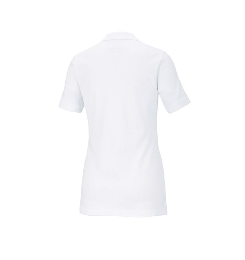 e.s. Piqué-Polo cotton stretch, Damen