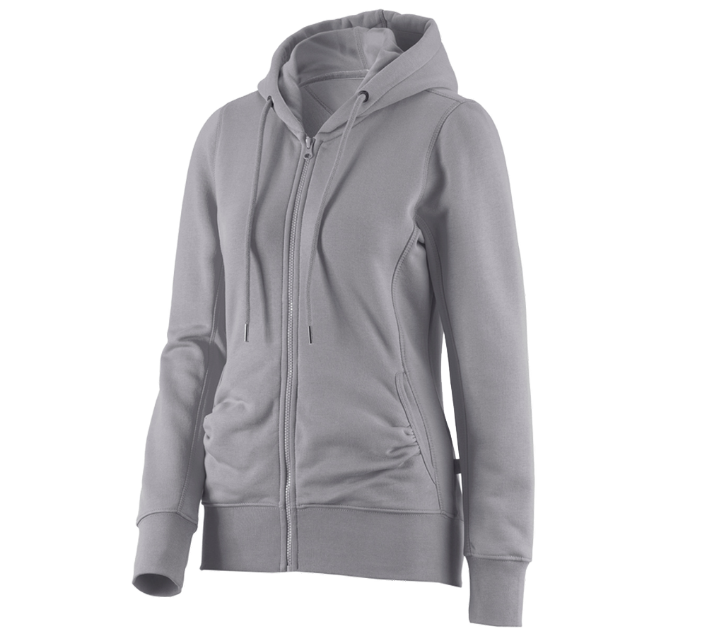 e.s. Hoody-Sweatjacke poly cotton, Damen