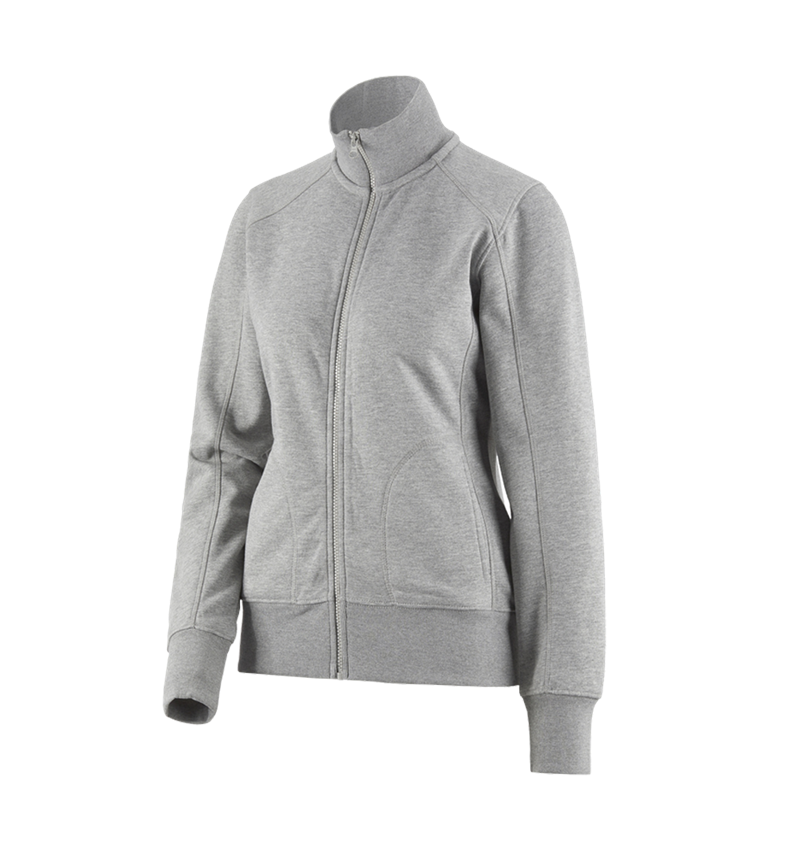e.s. Sweatjacke poly cotton, Damen