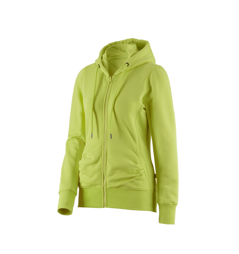 e.s. Hoody-Sweatjacke poly cotton, Damen