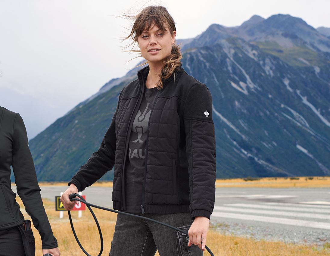 Hybrid Fleecejacke e.s.concrete, Damen