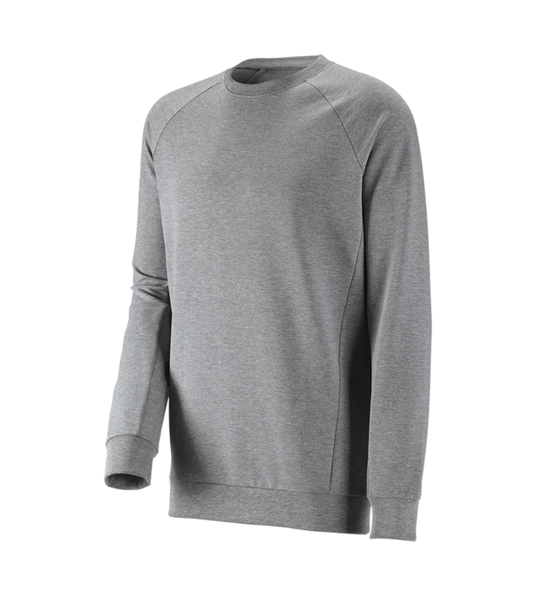 e.s. Sweatshirt cotton stretch, long fit