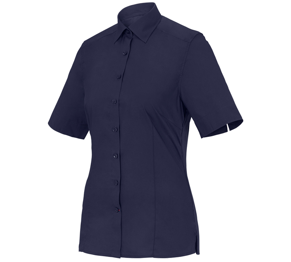 Business Bluse e.s.comfort, kurzarm