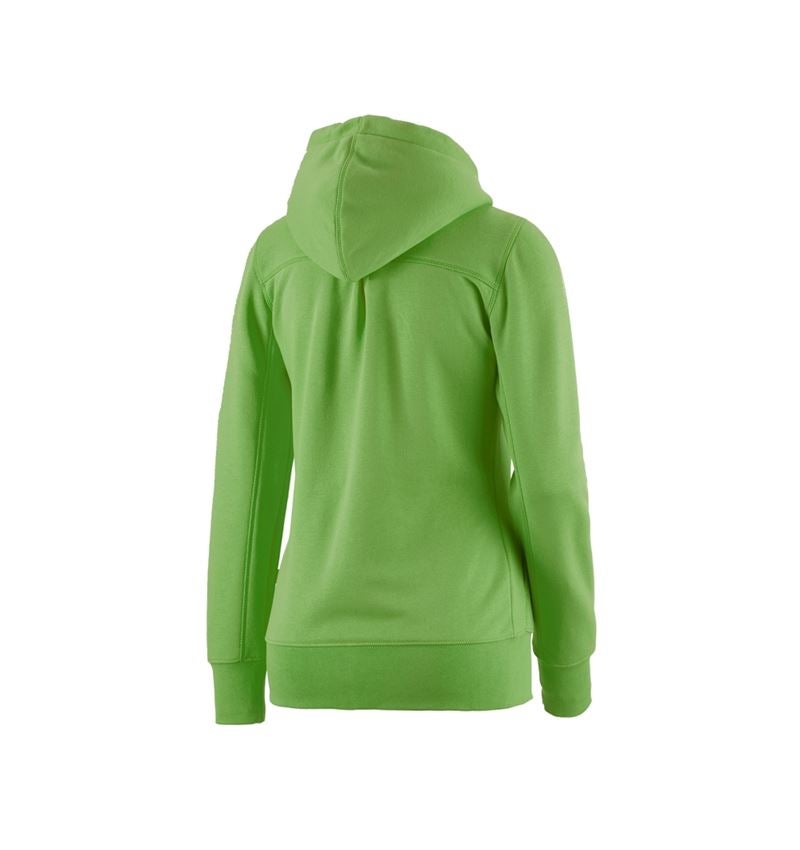 e.s. Hoody-Sweatjacke poly cotton, Damen