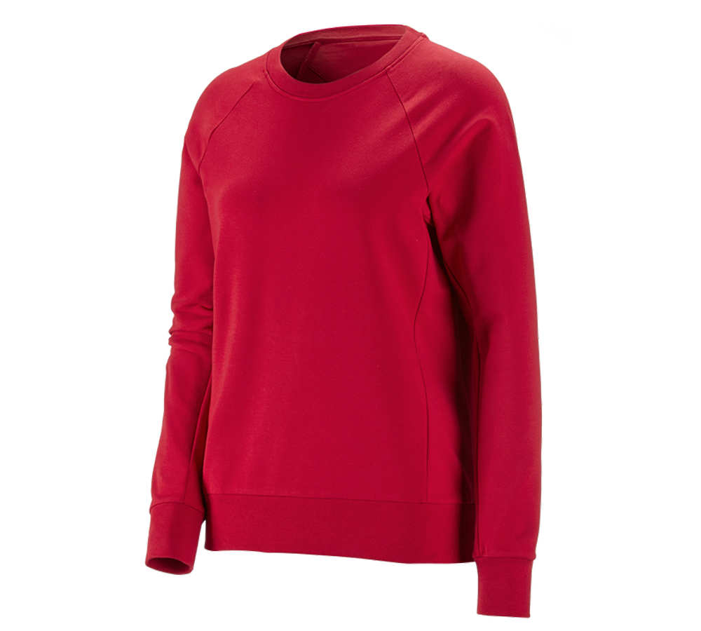 e.s. Sweatshirt cotton stretch, Damen