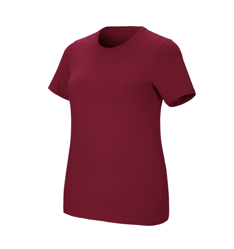 e.s. T-Shirt cotton stretch, Damen, plus fit