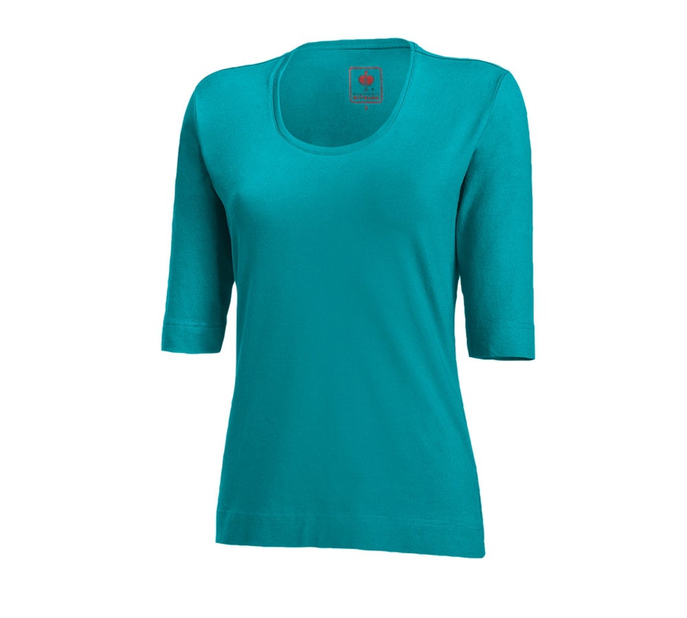 e.s. Shirt 3/4-Arm cotton stretch, Damen
