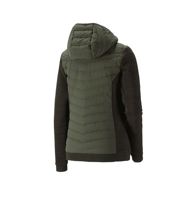Hybrid Kapuzenstrickjacke e.s.motion ten, Damen