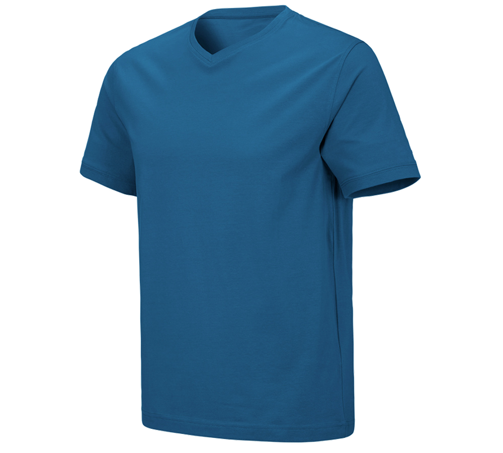 e.s. T-Shirt cotton stretch V-Neck