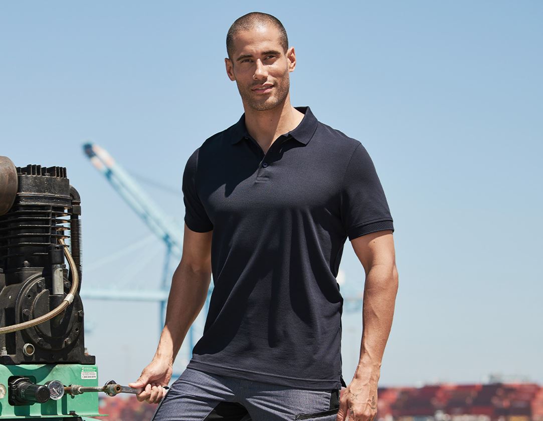 e.s. Polo-Shirt cotton Deluxe