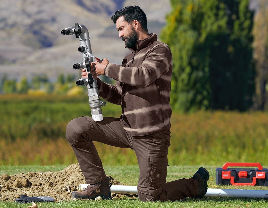 Fleece Troyer tie-dye e.s.motion ten