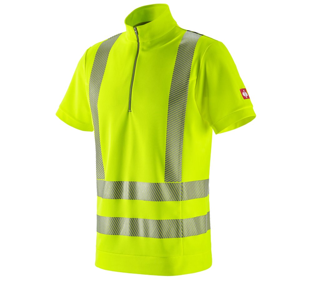 e.s. Warnschutz Funktions ZIP-T-Shirt UV