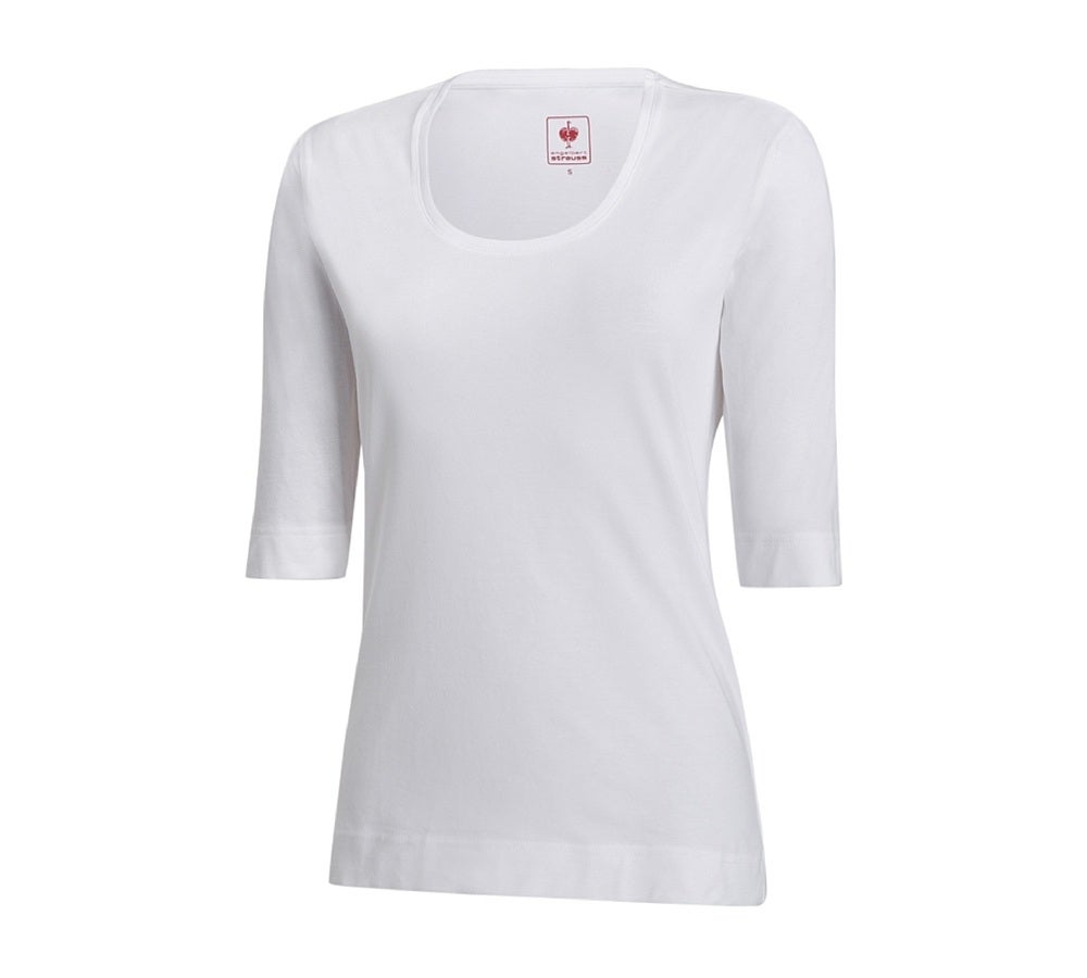 e.s. Shirt 3/4-Arm cotton stretch, Damen