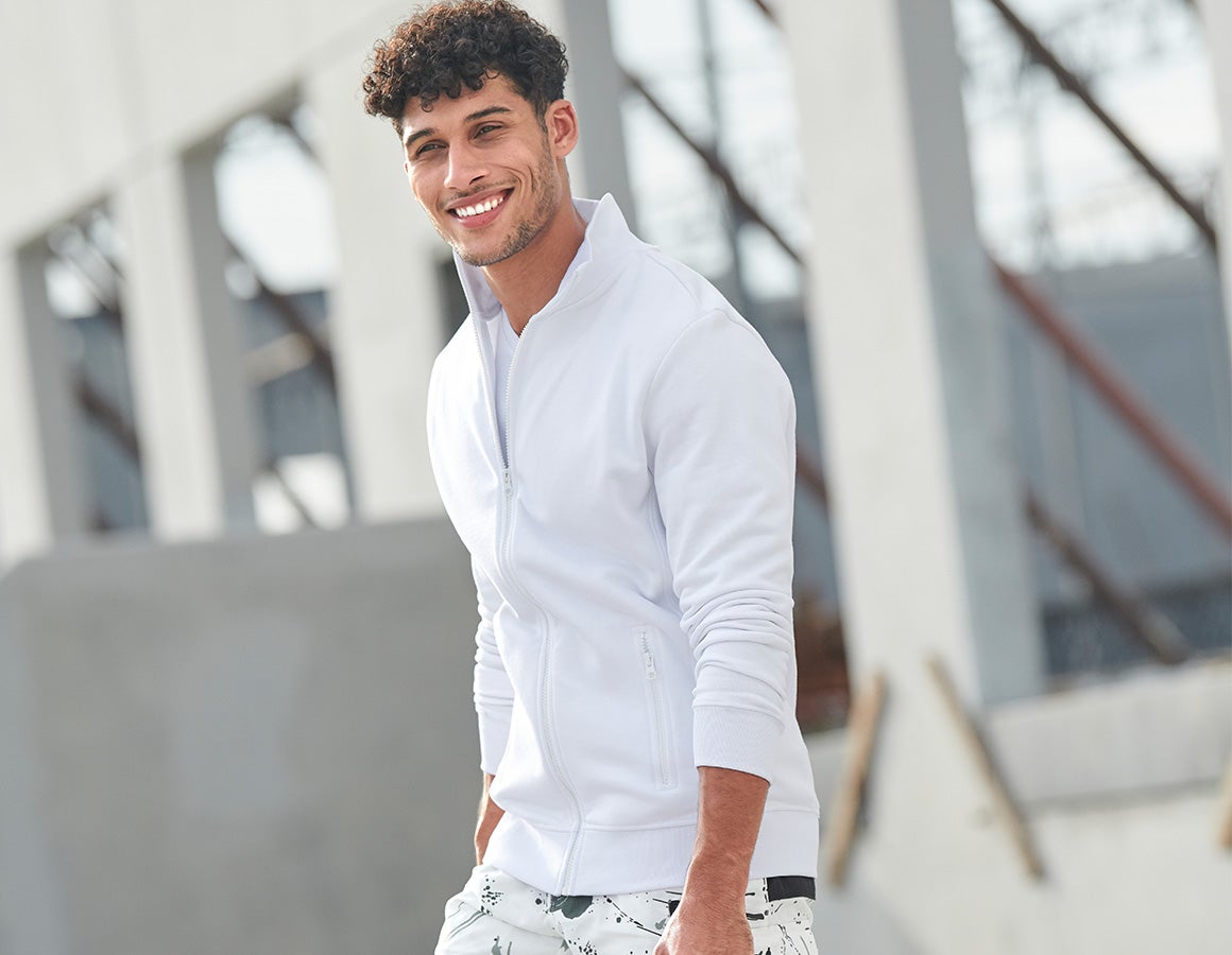 e.s. Sweatjacke poly cotton