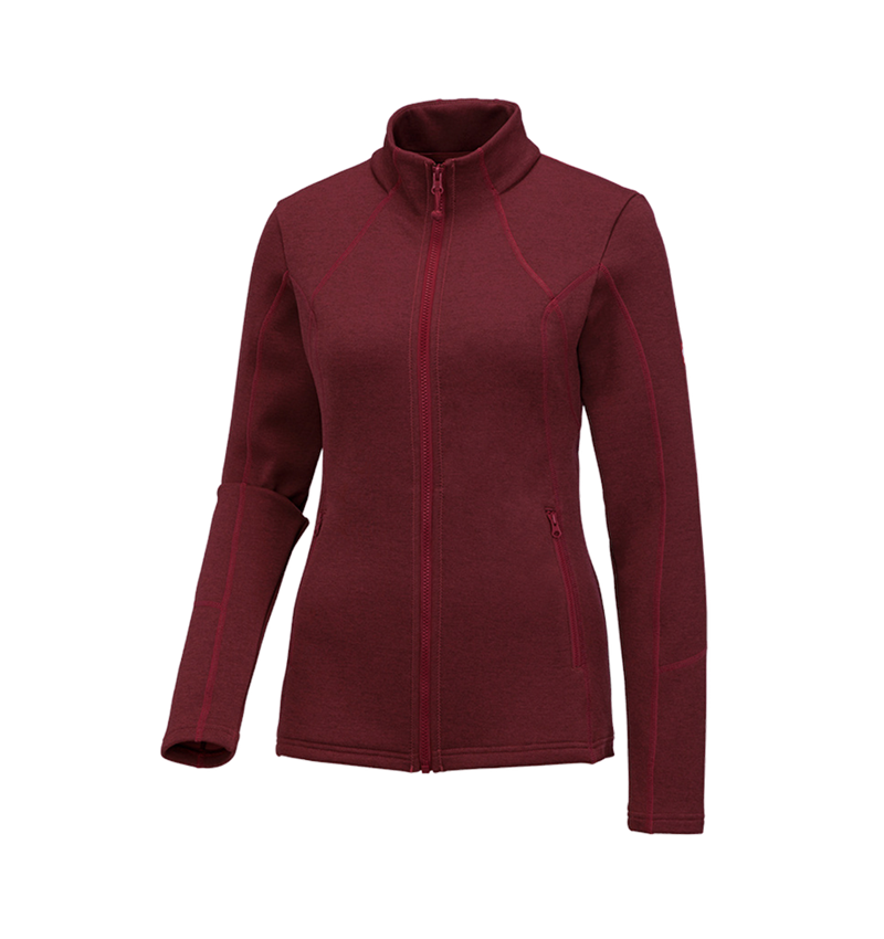 e.s. Funktions Sweatjacke melange, Damen