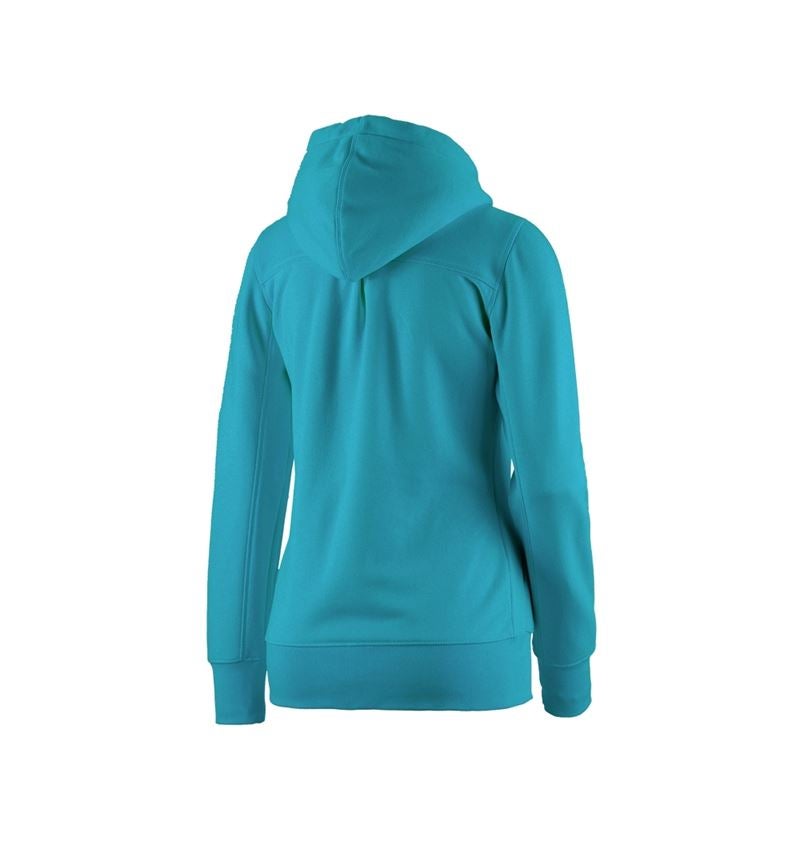 e.s. Hoody-Sweatjacke poly cotton, Damen