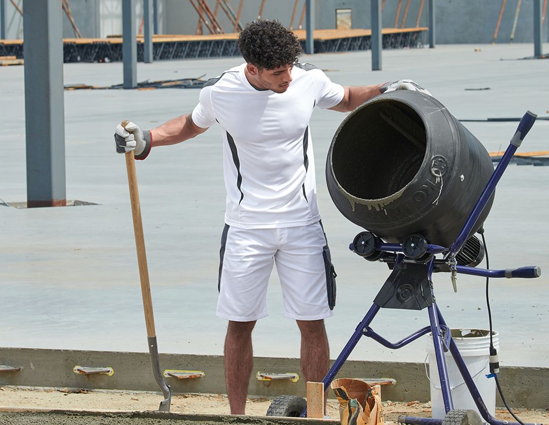 e.s. Funktions-T-Shirt poly Silverfresh