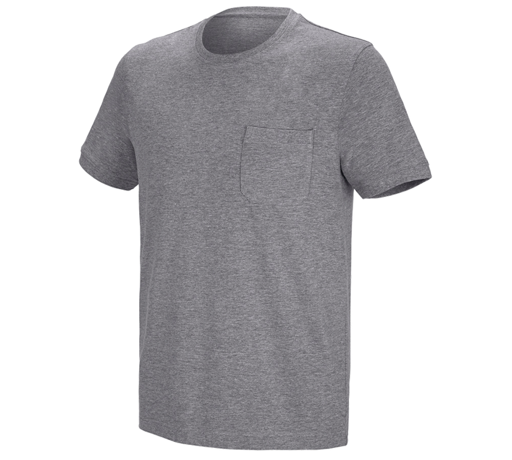 e.s. T-Shirt cotton stretch Pocket