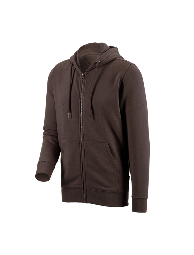 e.s. Hoody-Sweatjacke poly cotton