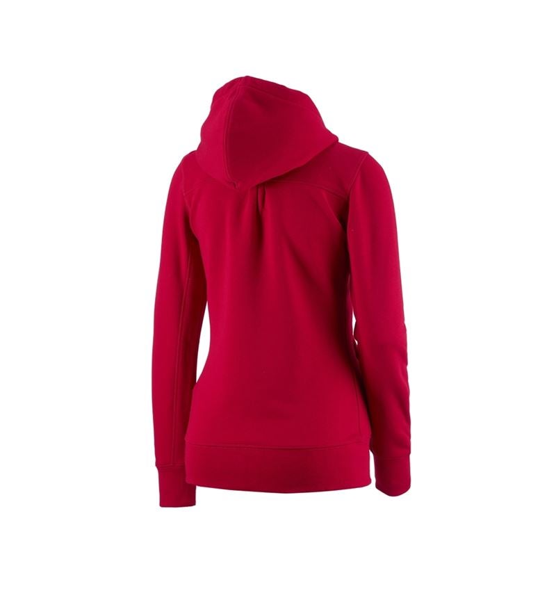 e.s. Hoody-Sweatjacke poly cotton, Damen