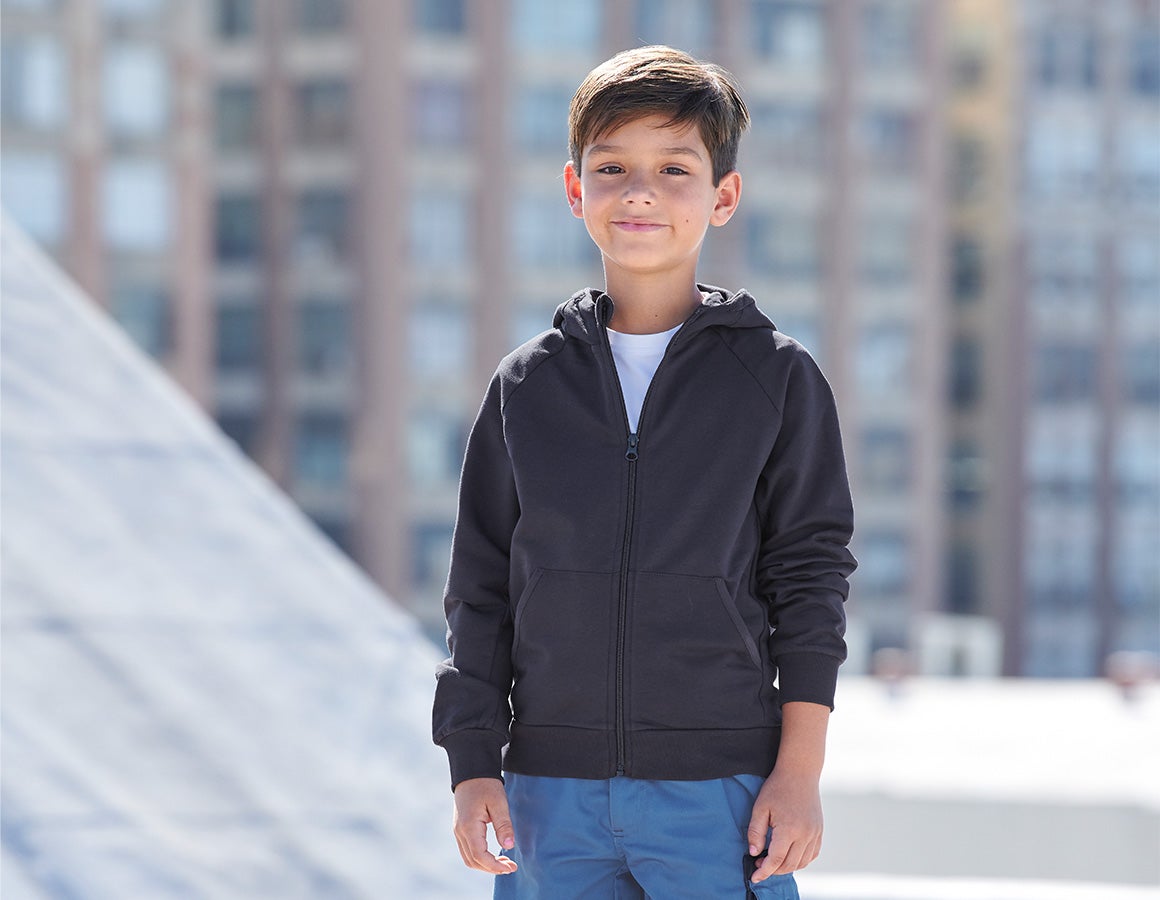 e.s. Hoody-Sweatjacke cotton stretch, Kinder