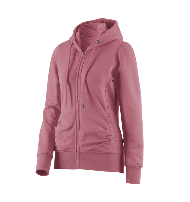 e.s. Hoody-Sweatjacke poly cotton, Damen