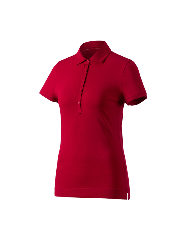 e.s. Polo-Shirt cotton stretch, Damen