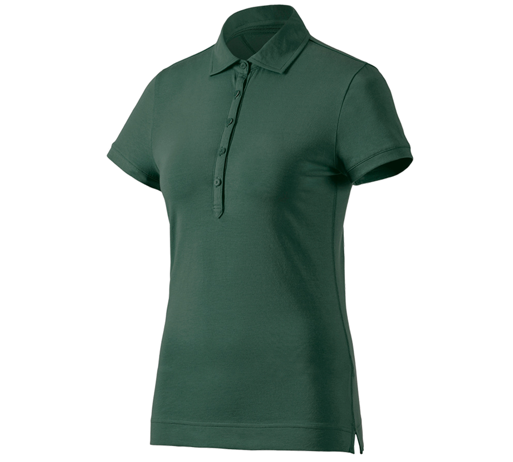 e.s. Polo-Shirt cotton stretch, Damen