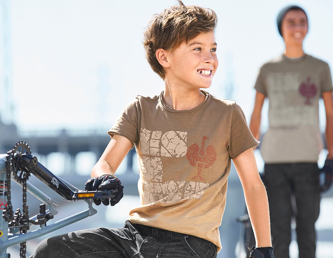 e.s. T-Shirt denim workwear, Kinder