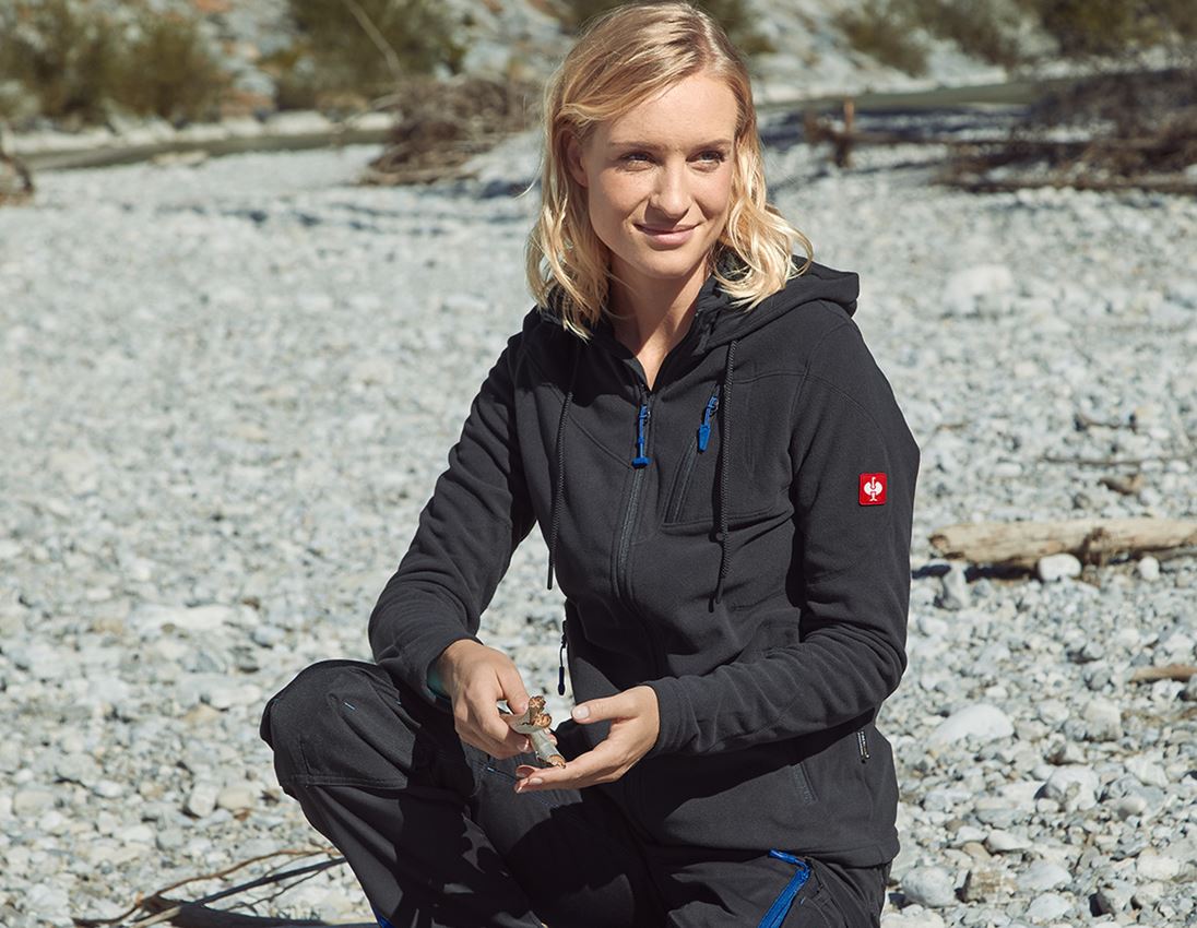 Kapuzen Fleece Jacke e.s.motion 2020, Damen