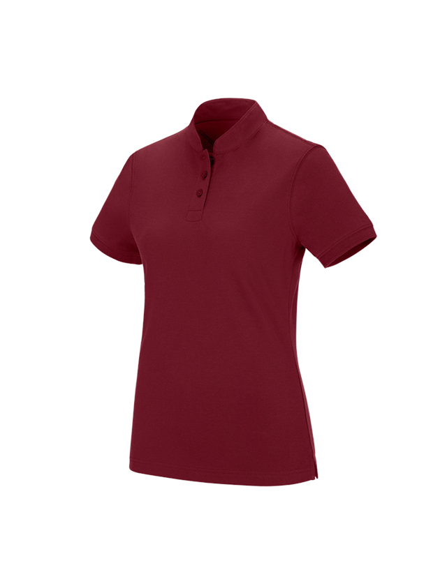 e.s. Polo-Shirt cotton Mandarin, Damen