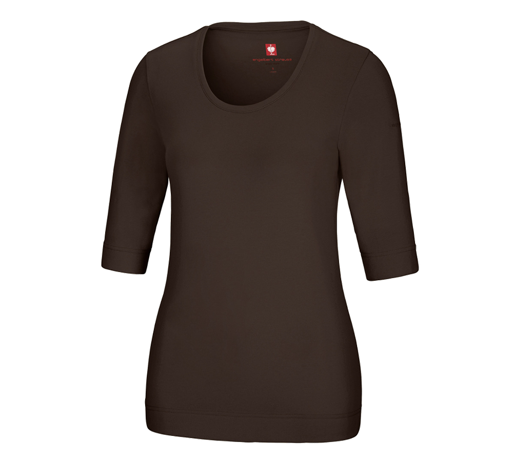 e.s. Shirt 3/4-Arm cotton stretch, Damen