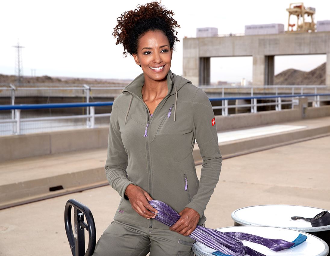 Kapuzen Fleece Jacke e.s.motion 2020, Damen