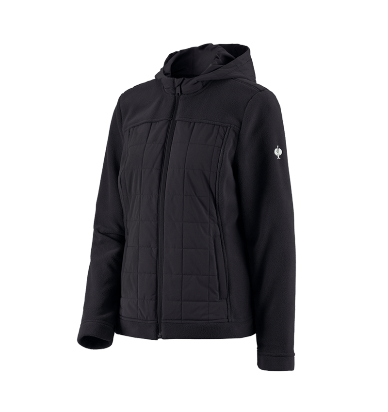 Hybrid Kapuzenfleecejacke e.s.concrete, Damen