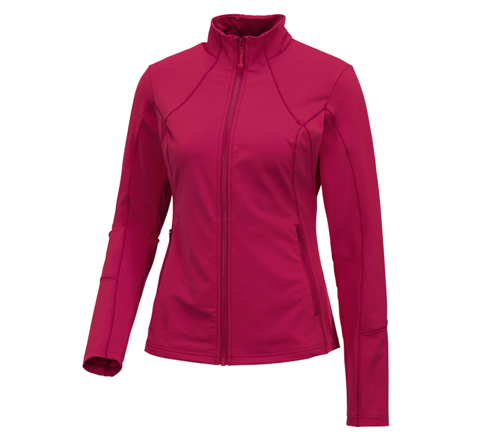 e.s. Funktions Sweatjacke solid, Damen