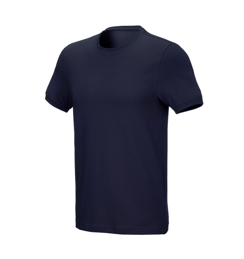 e.s. T-Shirt cotton stretch, slim fit