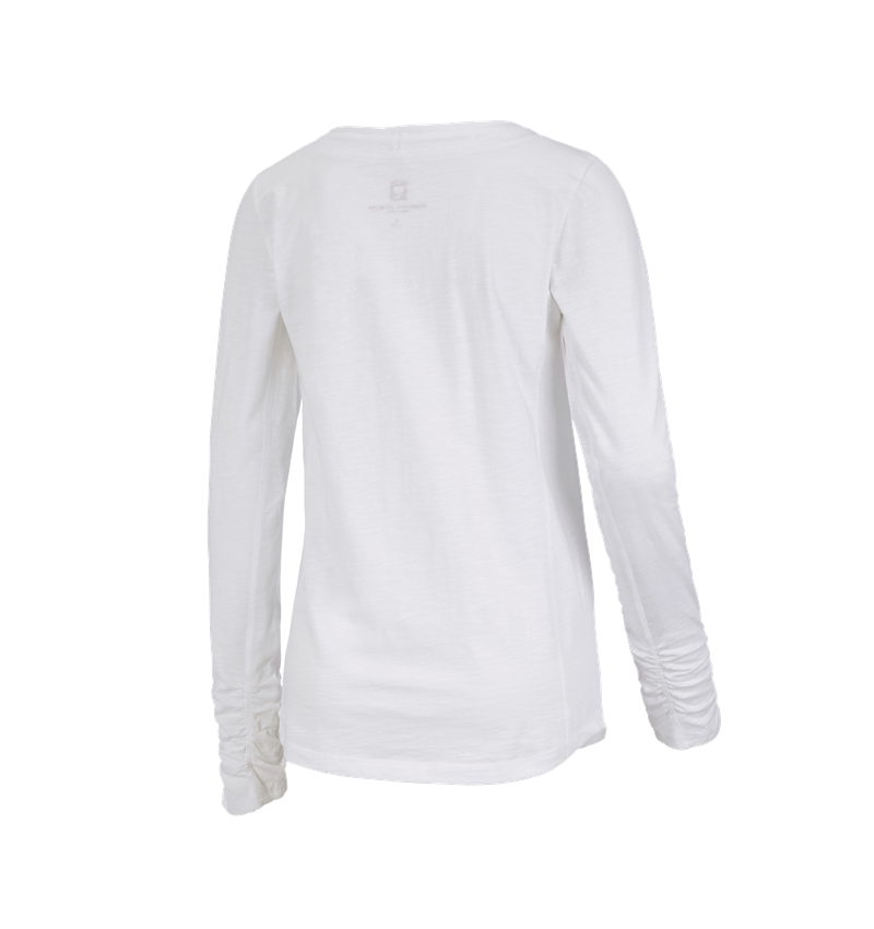 e.s. Longsleeve cotton slub, Damen