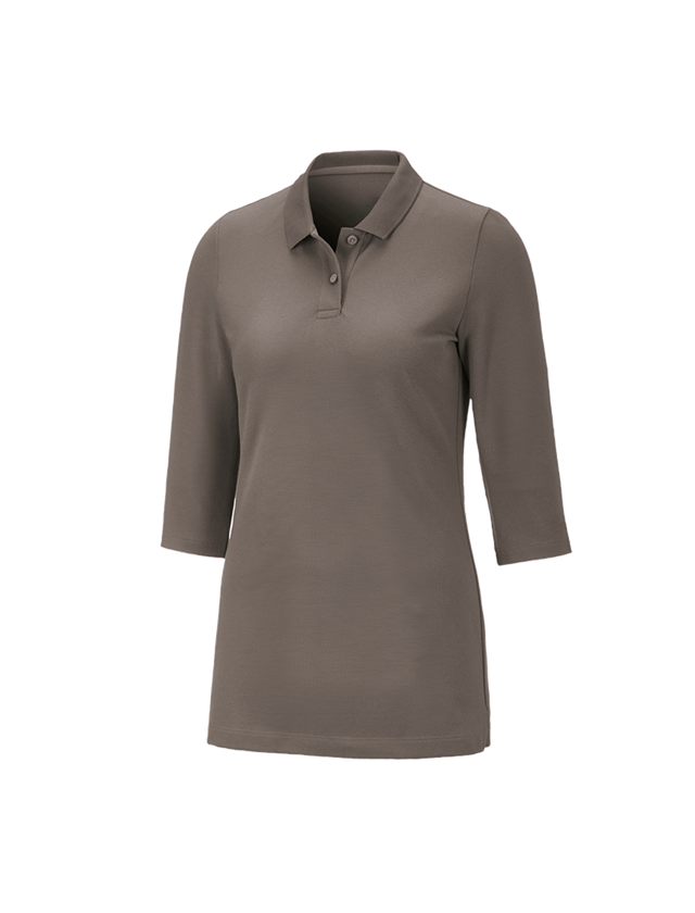 e.s. Piqué-Polo 3/4 Arm cotton stretch, Damen