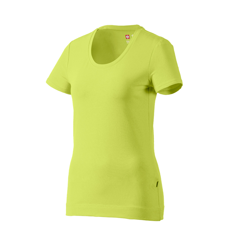 e.s. T-Shirt cotton stretch, Damen