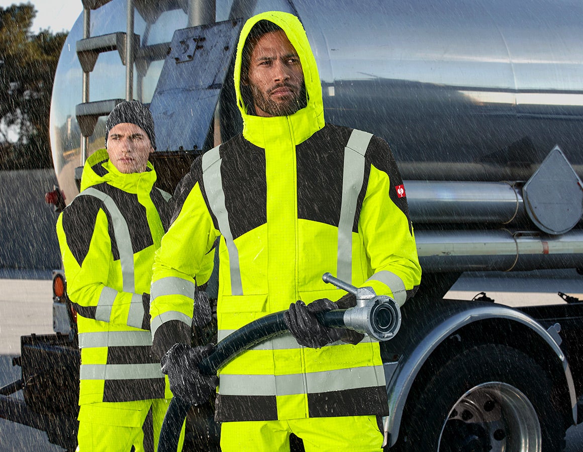 e.s. Wetterschutzjacke multinorm high-vis