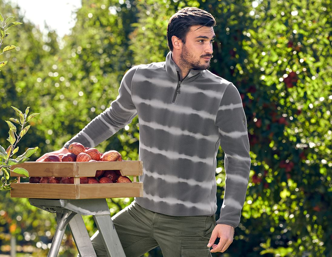 Fleece Troyer tie-dye e.s.motion ten