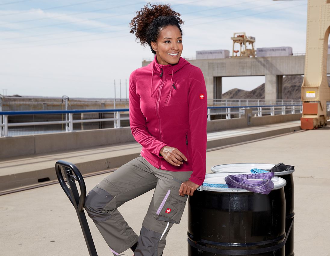 Kapuzen Fleece Jacke e.s.motion 2020, Damen