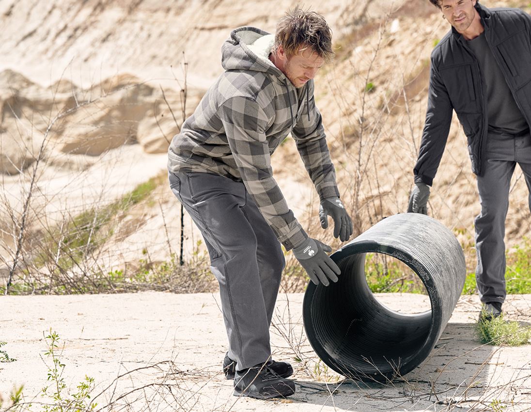 Karo-Kapuzenjacke e.s.iconic