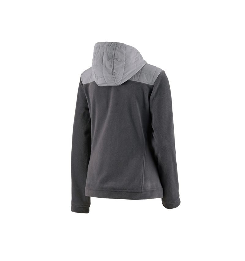 Hybrid Kapuzenfleecejacke e.s.concrete, Damen