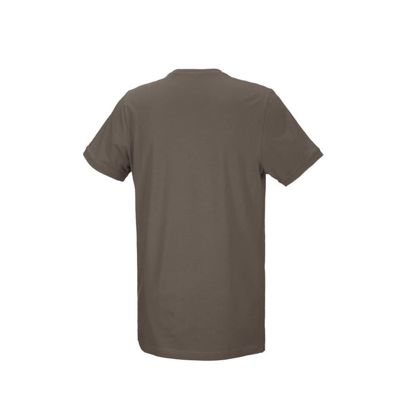 e.s. T-Shirt cotton stretch, long fit