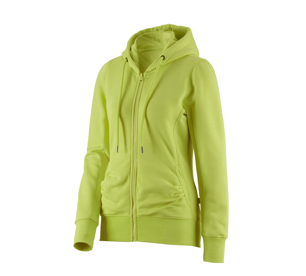 e.s. Hoody-Sweatjacke poly cotton, Damen