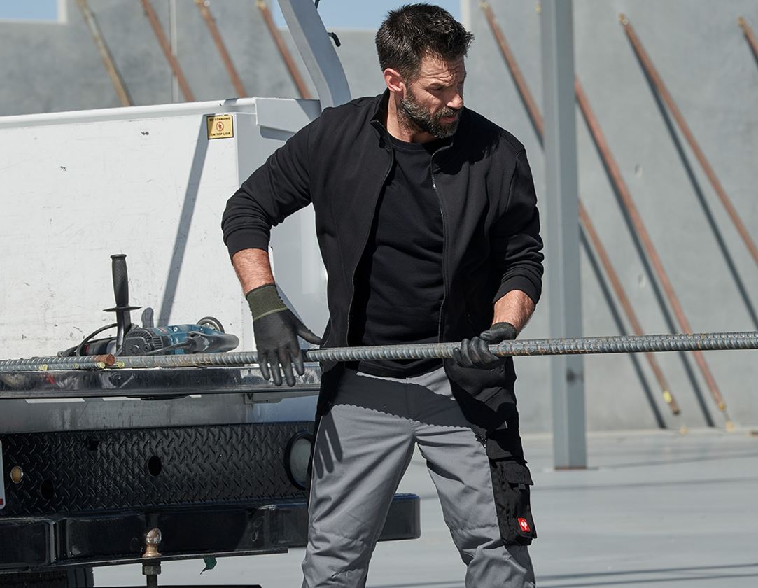 e.s. Sweatjacke poly cotton